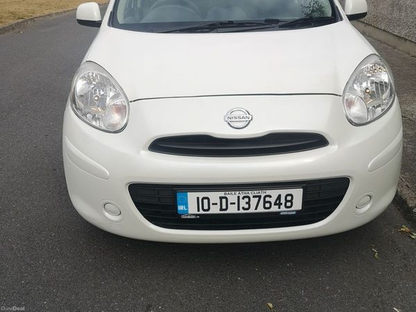 Nissan March Hatchback, Petrol, 2010, White