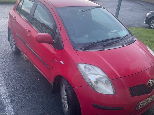 Toyota Yaris Hatchback, Diesel, 2008, Red