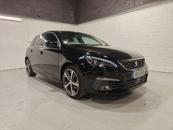 Peugeot 308 Hatchback, Petrol, 2018, Black