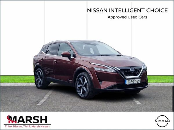 Nissan Qashqai MPV, Petrol Hybrid, 2023, Red