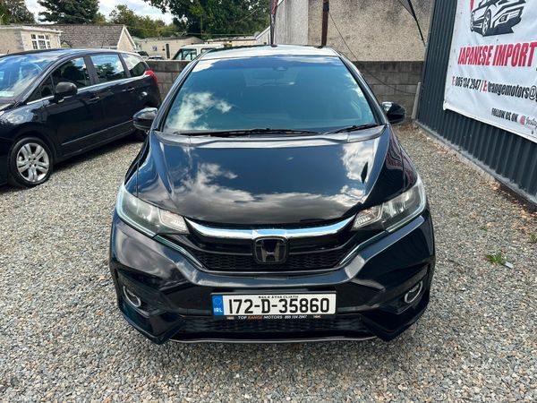 Honda Fit Hatchback, Petrol Hybrid, 2017, Black
