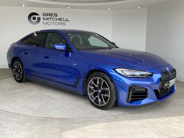 BMW 4-Series Hatchback, Diesel Hybrid, 2023, Blue