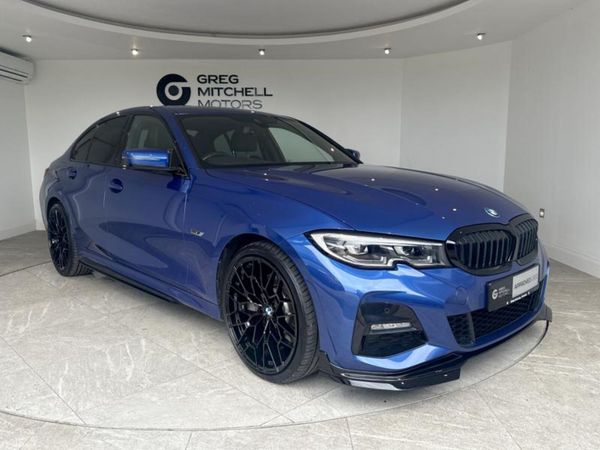 BMW 3-Series Saloon, Petrol Hybrid, 2022, Blue