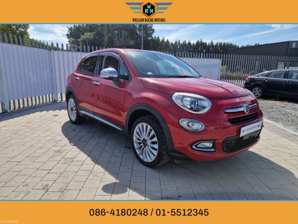 Fiat 500X Hatchback, Petrol, 2017, Red