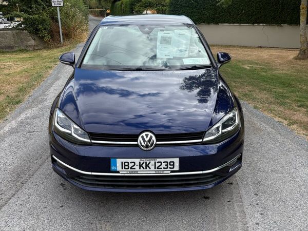Volkswagen Golf Hatchback, Petrol, 2018, Blue