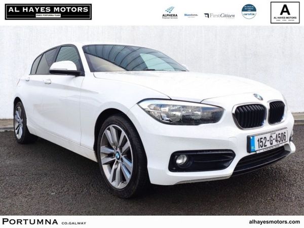 BMW 1-Series Hatchback, Diesel, 2015, White