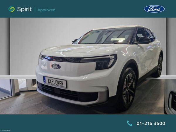 Ford Explorer SUV, Electric, 2026, White