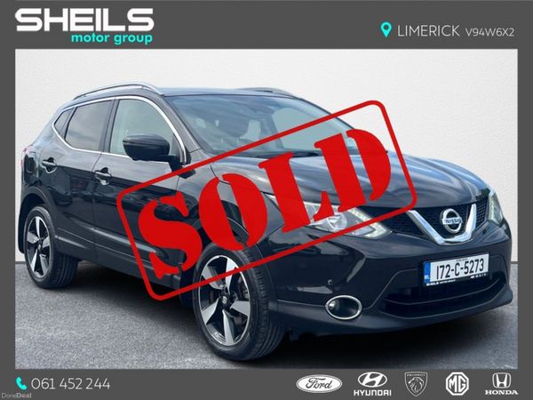 Nissan Qashqai SUV, Diesel, 2017, Black