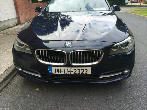 BMW 5-Series Saloon, Diesel, 2014, Blue