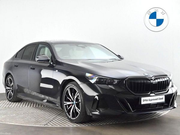 BMW 5-Series Saloon, Petrol Plug-in Hybrid, 2024, Black