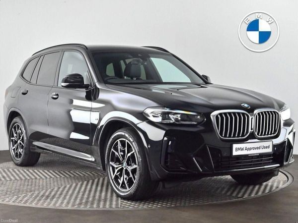 BMW X3 SUV, Diesel Hybrid, 2024, Black