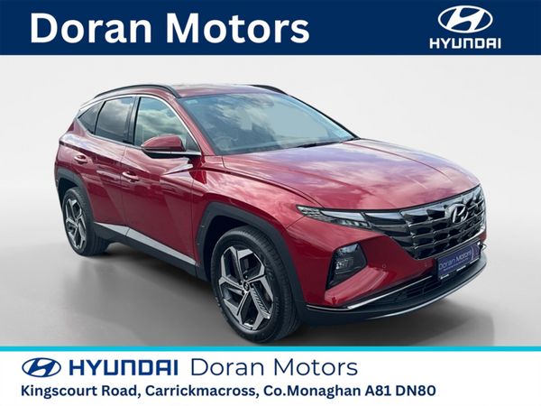 Hyundai Tucson MPV, Petrol Hybrid, 2021, Red