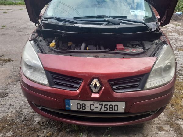 Renault Scenic MPV, Diesel, 2008, Red