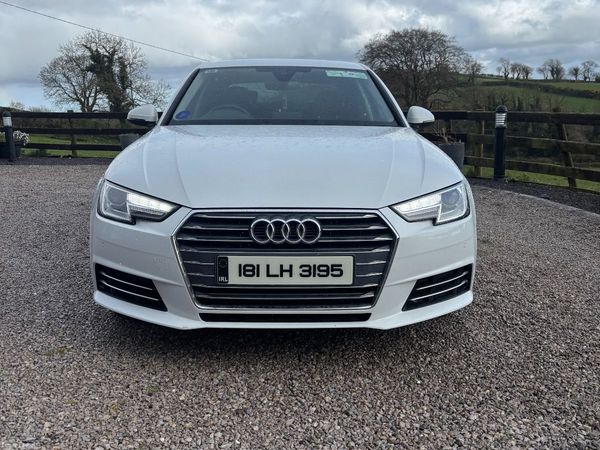 Audi A4 Saloon, Diesel, 2018, White