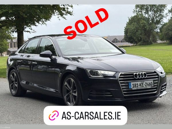 Audi A4 Saloon, Diesel, 2018, Blue