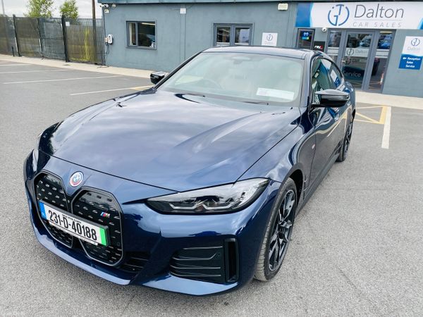 BMW i4 Saloon, Electric, 2023, Blue
