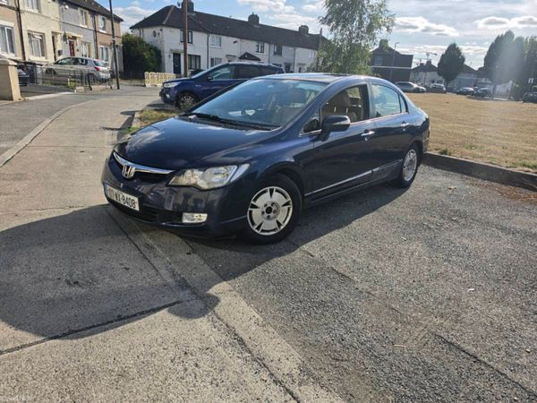 Honda Civic Saloon, Petrol Hybrid, 2007, Blue