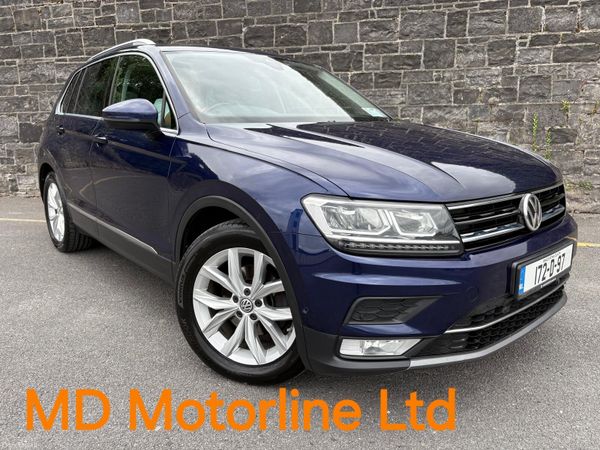 Volkswagen Tiguan SUV, Diesel, 2017, Blue