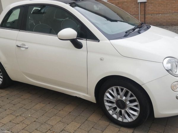Fiat 500 Hatchback, Petrol, 2014, White