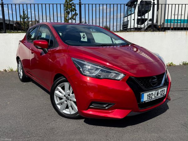 Nissan Micra Hatchback, Petrol, 2019, Red