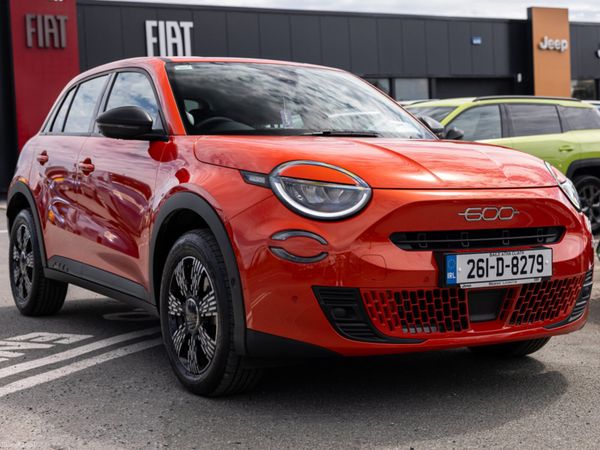 Fiat 600 Hatchback, Petrol, 2026, Orange