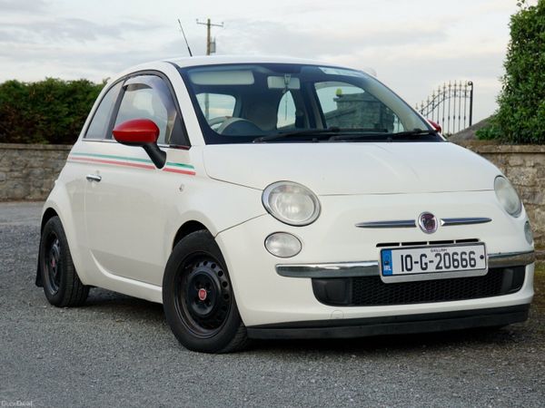 Fiat 500 Hatchback, Petrol, 2010, White