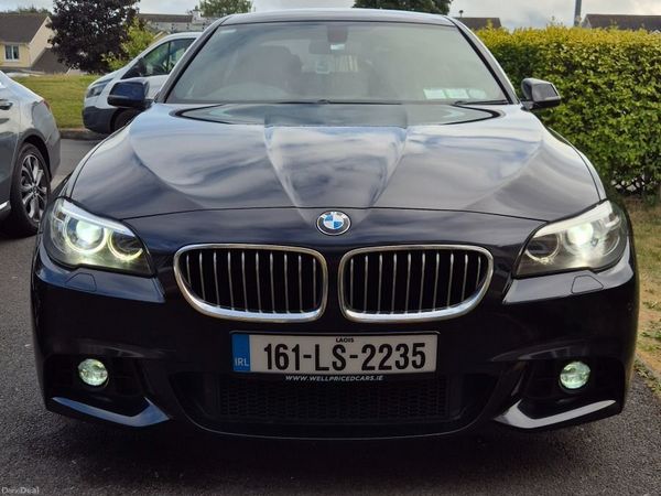 BMW 5-Series Saloon, Diesel, 2016, Black