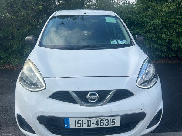 Nissan Micra Hatchback, Petrol, 2015, White