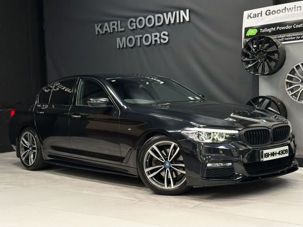 BMW 5-Series Saloon, Diesel, 2018, Black