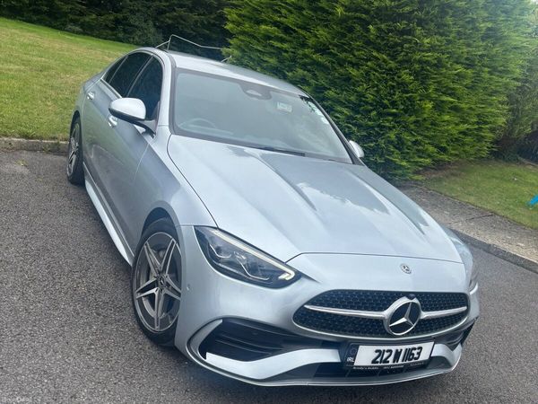 Mercedes-Benz C-Class Saloon, Diesel Hybrid, 2021, Grey