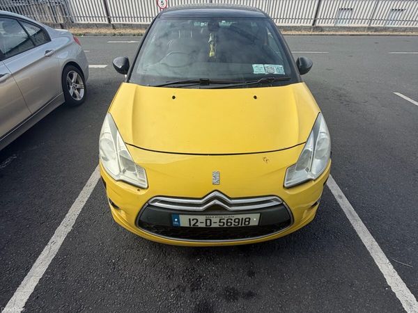 Citroen DS 3 Hatchback, Petrol, 2012, Yellow