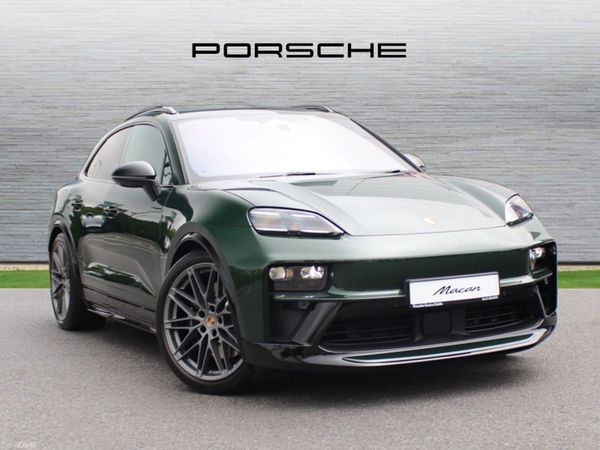 Porsche Macan SUV, Electric, 2026, Green