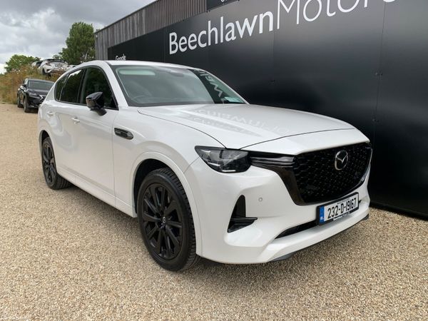 Mazda CX-60 SUV, Petrol Plug-in Hybrid, 2023, White