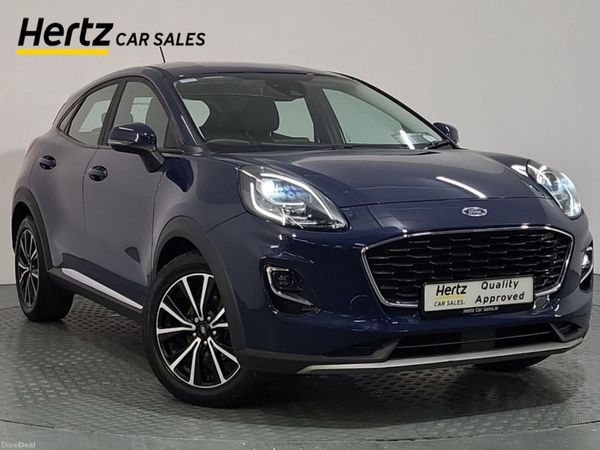 Ford Puma MPV, Petrol Hybrid, 2023, Blue