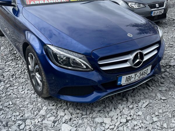 Mercedes-Benz C-Class Saloon, Diesel, 2018, Blue