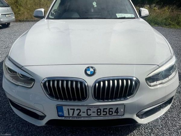 BMW 1-Series Hatchback, Petrol, 2017, White