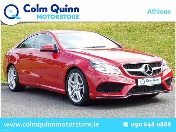 Mercedes-Benz E-Class Coupe, Diesel, 2017, Red