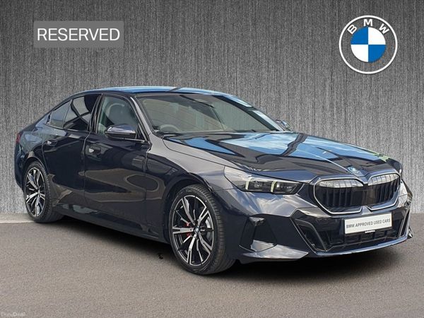 BMW 5-Series Saloon, Petrol Plug-in Hybrid, 2026, Black