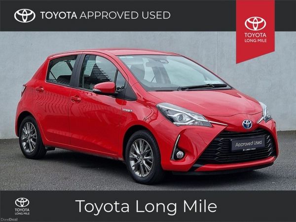 Toyota Yaris Hatchback, Petrol Hybrid, 2020, Red
