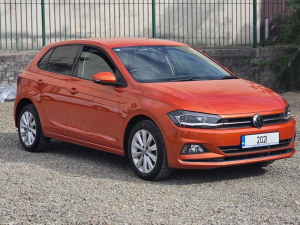 Volkswagen Polo Hatchback, Petrol, 2021, Orange