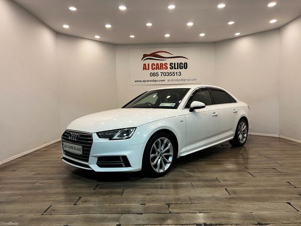 Audi A4 Saloon, Diesel, 2017, White