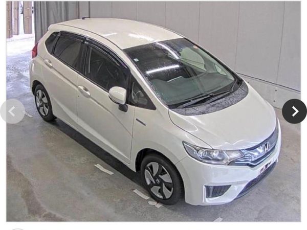 Honda Fit Hatchback, Petrol Hybrid, 2013, Red