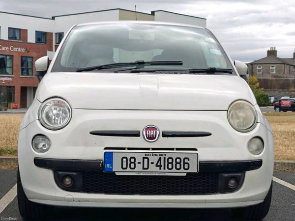 Fiat 500 Hatchback, Petrol, 2008, White