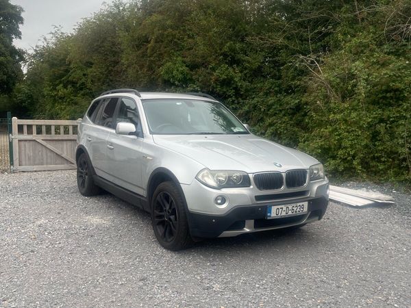BMW X3 SUV, Diesel, 2007, Silver