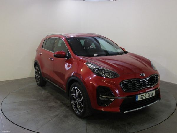 Kia Sportage SUV, Petrol, 2018, Red