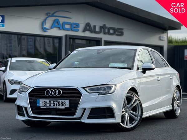 Audi A3 Saloon, Petrol, 2018, White