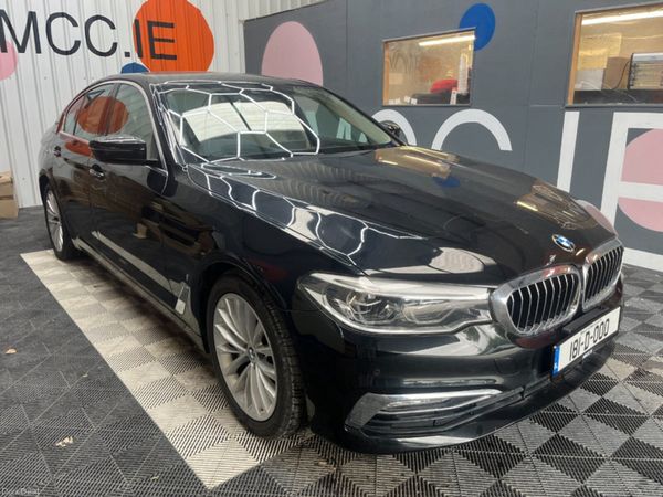 BMW 5-Series Saloon, Petrol, 2018, Black