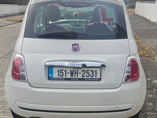Fiat 500 Hatchback, Petrol, 2015, White