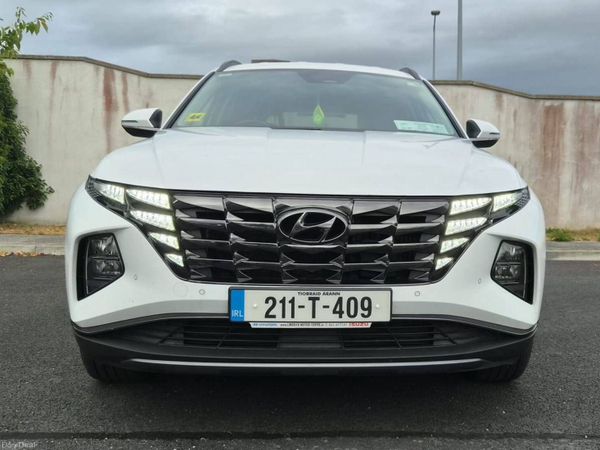 Hyundai Tucson SUV, Petrol Hybrid, 2021, White