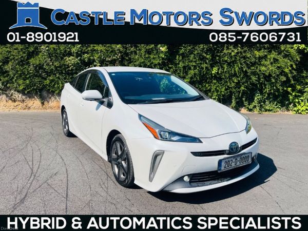 Toyota Prius Saloon, Petrol Hybrid, 2020, White